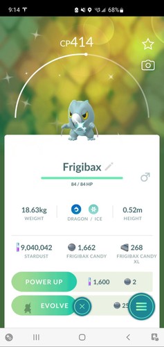 Pokemon shiny frigibax - pokemon,