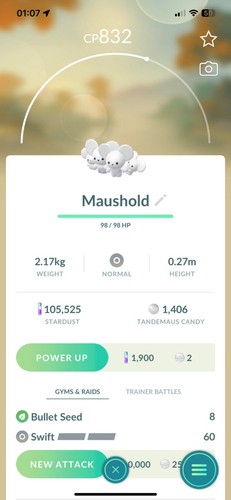 Pokémon maushold famiglia di - pokémon,