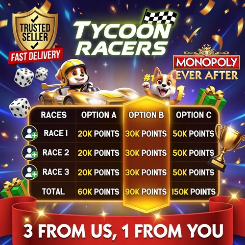 Evento monopoly racer il - go, -il